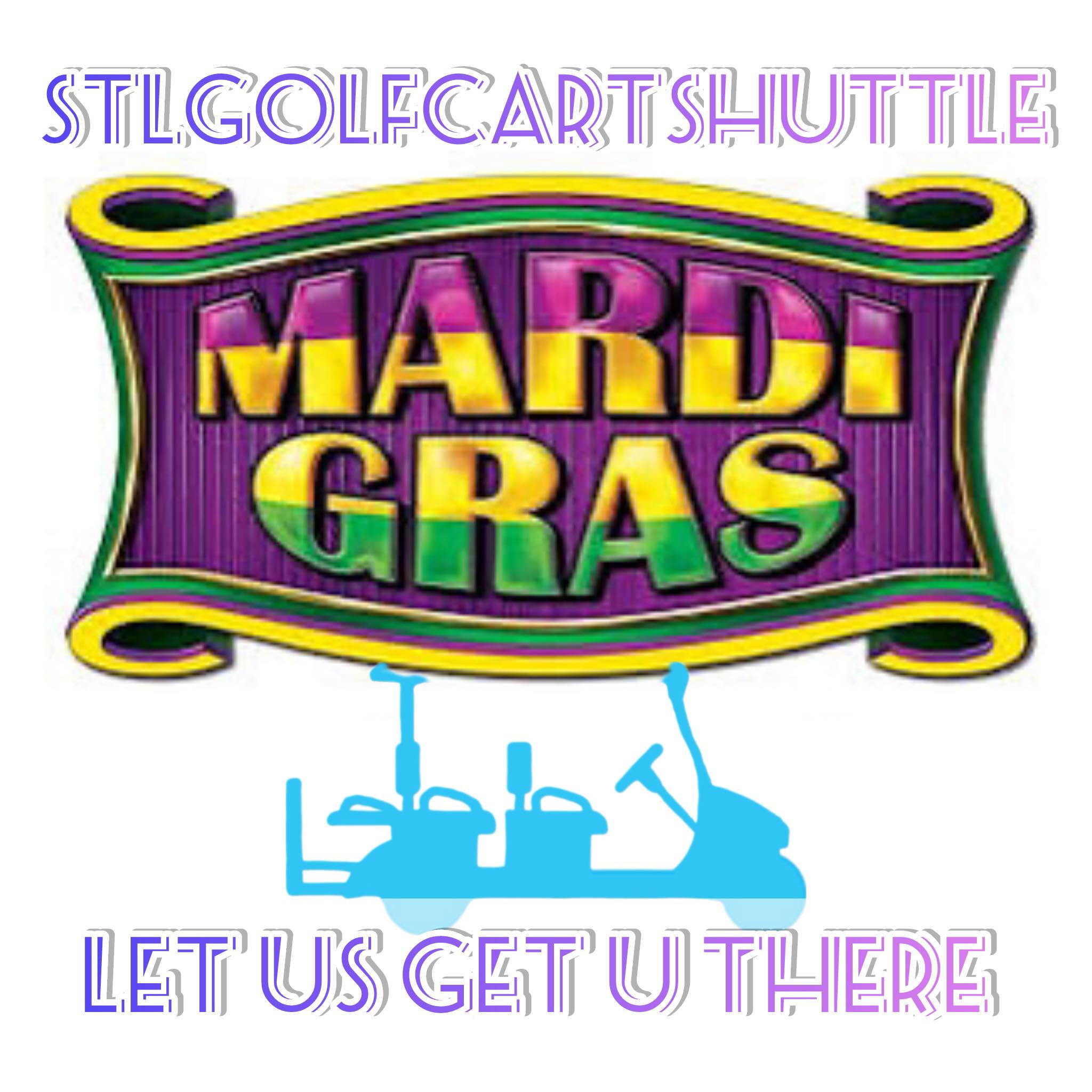 mardi gras shuttle stl